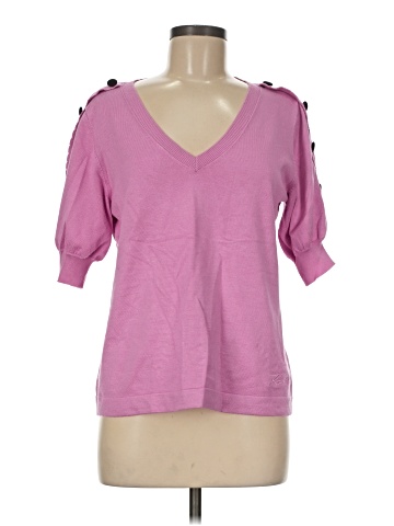 Karl Lagerfeld Paris 3/4 Sleeve Top (view 1)