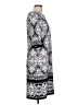 Studio One Print Gray Casual Dress Size L - photo 4