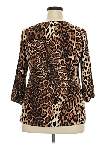 Perceptions Woman 3/4 Sleeve Blouse (view 2)