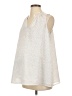 A Pea in the Pod 100% Polyester Ivory Sleeveless Blouse Size S - photo 1