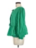 Unbranded Green Long Sleeve Blouse Size M - photo 5