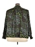 Cooper & Ella 100% Polyester Animal Print Green Long Sleeve Blouse Size 3X - photo 2