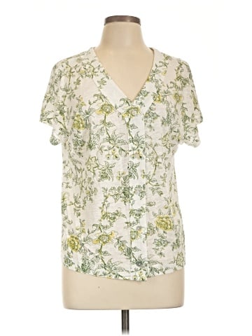 Laura Ashley Short Sleeve Blouse (view 1)