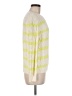 Lands' End 100% Cotton Chevron-herringbone Yellow Pullover Sweater Size M - photo 4