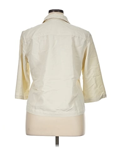 Caribbean Joe 3/4 Sleeve Button-Down Shirt (view 2)