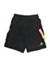 Adidas 100% Recycled Polyester Color Block Black Athletic Shorts Size 5 - photo 1