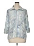 Zenergy by Chico's Metallic Silver Track Jacket Size XL (3) - photo 1