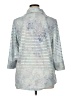 Zenergy by Chico's Metallic Silver Track Jacket Size XL (3) - photo 2