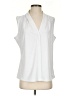 Calvin Klein White Sleeveless Blouse Size P (petite) - photo 1
