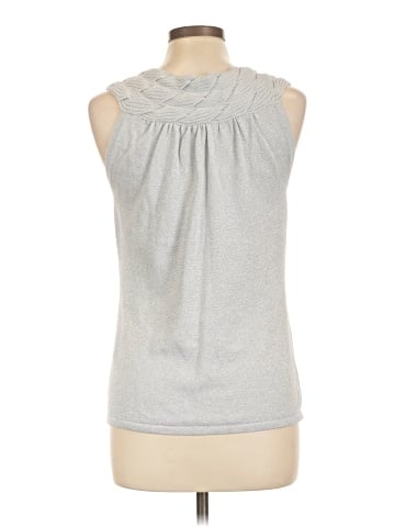 August Silk Sleeveless Blouse (view 2)