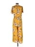 Sienna Sky Floral Yellow Jumpsuit Size S - photo 2