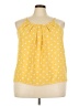 Doublju 100% Polyester Yellow Sleeveless Blouse Size XXXL - photo 1