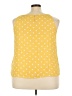 Doublju 100% Polyester Yellow Sleeveless Blouse Size XXXL - photo 2