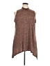 Logo Layers Brown Sleeveless Blouse Size 2X - photo 1
