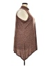 Logo Layers Brown Sleeveless Blouse Size 2X - photo 4