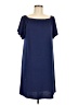 West Loop Solid Blue Casual Dress Size M - photo 1