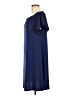 West Loop Solid Blue Casual Dress Size M - photo 5