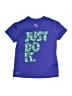 Nike 100% Polyester Purple Active T-Shirt Size S (kids) - photo 1