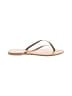 J.Crew 100% Leather Tan Flip Flops Size 9 - photo 1