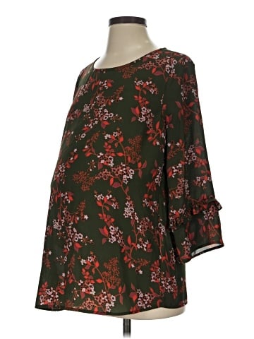 Motherhood 3/4 Sleeve Blouse (view 1)
