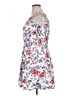 No Boundaries 100% Recycled Polyester Floral White Casual Dress Size XL - photo 5