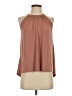 Tyche Brown Sleeveless Blouse Size S - photo 1