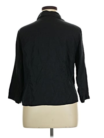Valerie Stevens 3/4 Sleeve Button-Down Shirt (view 2)