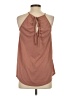 Tyche Brown Sleeveless Blouse Size S - photo 2