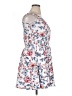 No Boundaries 100% Recycled Polyester Floral White Casual Dress Size XL - photo 4