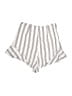 Lush 100% Rayon Stripes Ivory Shorts Size XS - photo 2