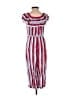 In the Beginning Stripes Red Jumpsuit Size S - photo 2
