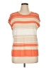 Basler 100% Polyester Stripes Orange Pullover Sweater Size EU 46 / US 16 - photo 1
