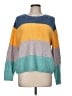 H&M Color Block Teal Pullover Sweater Size M - photo 1