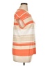 Basler 100% Polyester Stripes Orange Pullover Sweater Size EU 46 / US 16 - photo 4