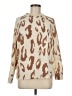 Gilli Animal Print Tan Pullover Sweater Size M - photo 1