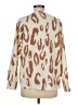 Gilli Animal Print Tan Pullover Sweater Size M - photo 2