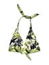 Split Green Swimsuit Top Size L - photo 1