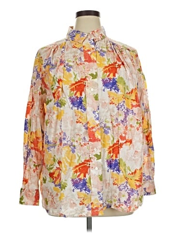 Liz Claiborne Long Sleeve Blouse (view 1)