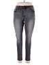 Reba Solid Gray Jeggings Size 16 - photo 1