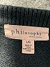 Philosophy Republic Clothing Stripes Black Pullover Sweater Size L - photo 7