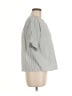 FRAME 100% Organic Cotton Gray Short Sleeve Blouse Size M - photo 4