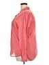 Gap 100% Cotton Polka Dots Pink Long Sleeve Button-Down Shirt Size XXL - photo 5