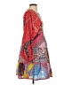 Let Me Be Paisley Red Casual Dress Size XS - photo 4