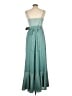 Lulus 100% Polyester Teal Cocktail Dress Size L - photo 2