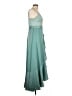 Lulus 100% Polyester Teal Cocktail Dress Size L - photo 4