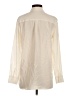 Iris & Ink 100% Silk Ivory Long Sleeve Silk Top Size 4 - photo 2