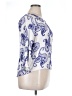Kindred 100% Polyester Paisley White 3/4 Sleeve Blouse Size XL - photo 4