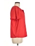 Simply Vera Vera Wang 100% Polyester Red Short Sleeve Blouse Size M - photo 4
