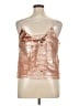 GB 100% Polyester Gold Sleeveless Top Size XL - photo 2