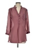 Live 4 Truth 100% Polyester Burgundy 3/4 Sleeve Blouse Size S - photo 1